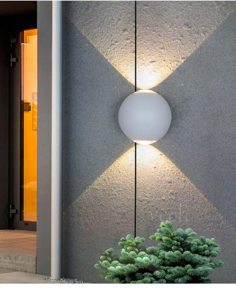 Criativa para Sala de Estar Sala de tv Plano de Fundo Decorativa de Parede Led à Prova Luminária D'água Moderna Nórdica Luz 4 Cheap Luminárias de parede externas
