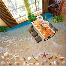 Modern bathroom Custom 3D floor mural wall paper wear non-slip waterproof thickened floor painting pvc self adhesive wallpaper