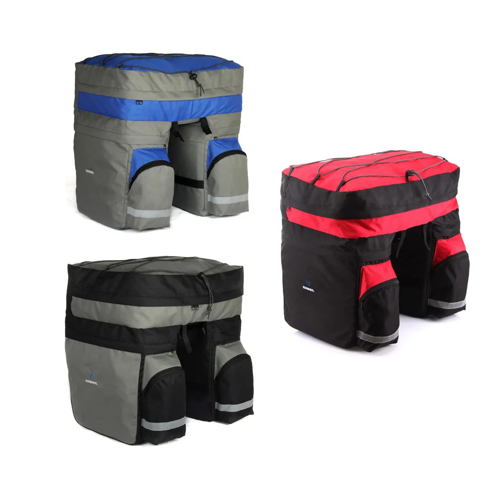 Sale 60L Cycling Bicycle Bag Bike Double Side Rear Rack Tail Seat Trunk Bag Pannier 14590 Cycling Bicycle Bag Pannier 12