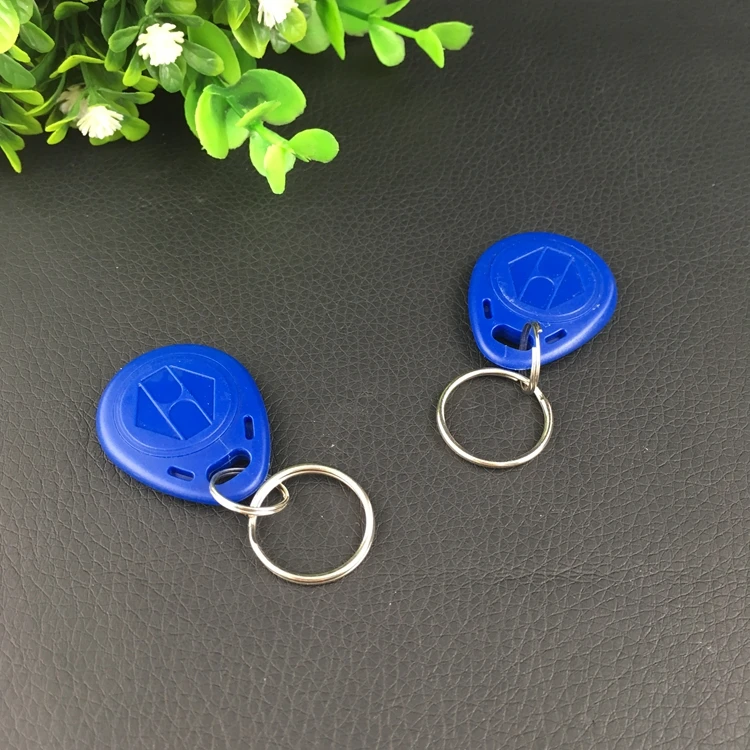 

10pcs/lot 125Khz RFID Kimlik anahtar kart Card TK4100 Chip Waterproof IDcard fobs Ring for AccessControl