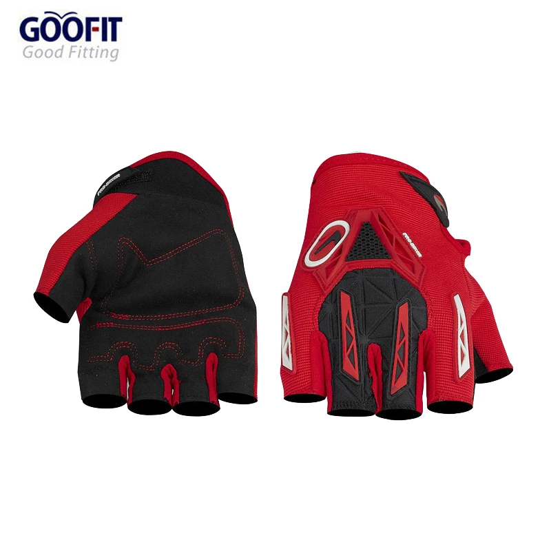 

GOOFIT Half finger Cycling Motorcycle Gloves Dirtpaw Racing Motocross Gloves for Atv Mtb Mx Road Glove Dirt Bike Bicycle CE-03B