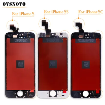 

100% No Dead Pixel LCD Display For iPhone 5s screen Replacement Digitizer Assembly For iPhone 5 6 6s LCD+Tempered Glass&Tools