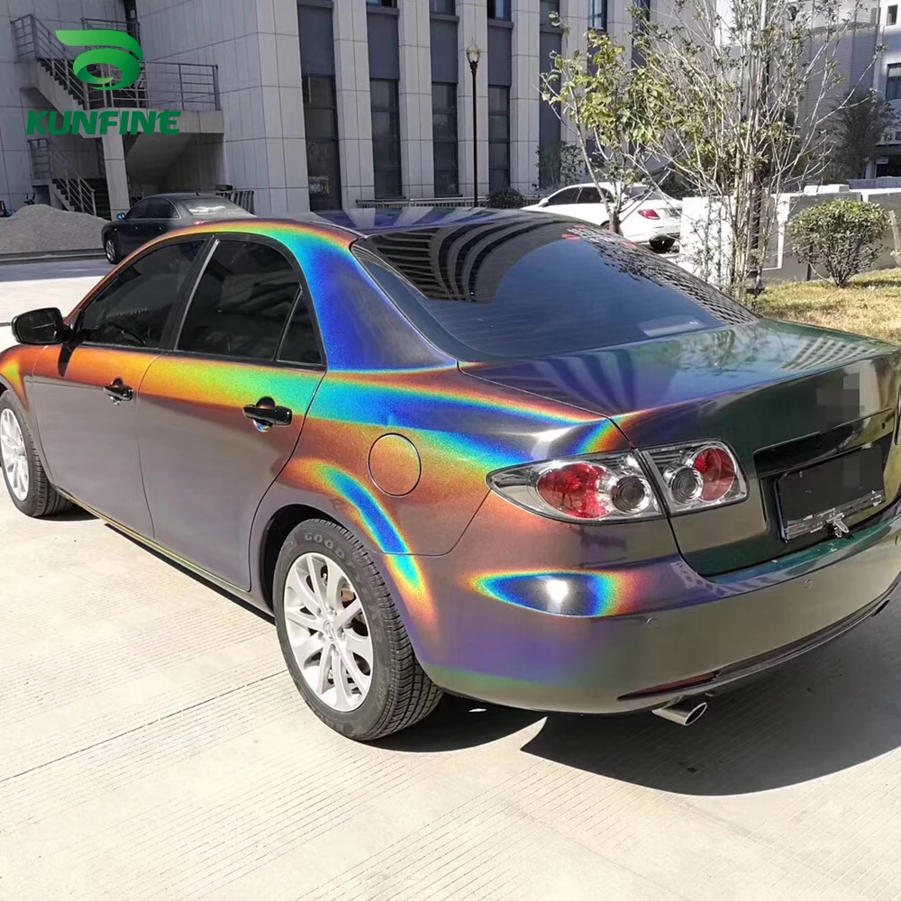 Car Vinyl film Body Sticker Car sticker Splendid gray (7)