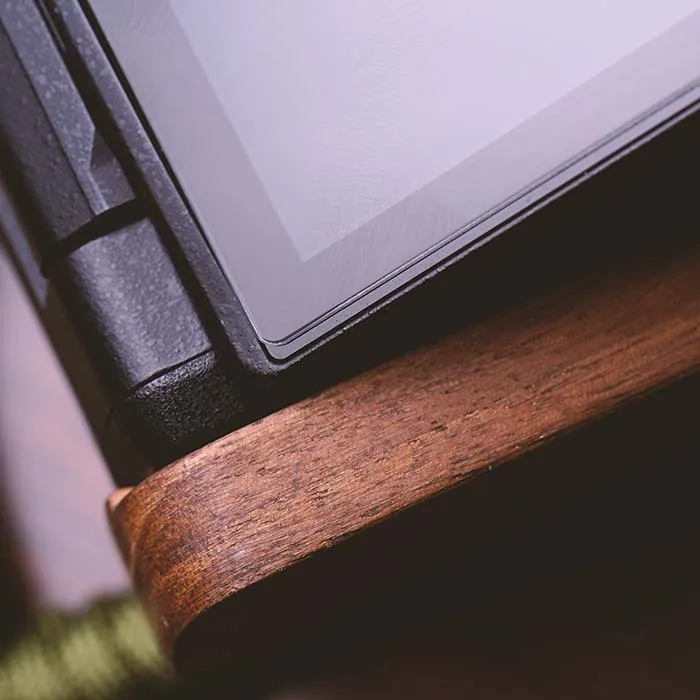 Original Walnut Wooden Wood Hand Grip Holder L Bracket Quick Release L Plate fit for Olympus PEN-F Series