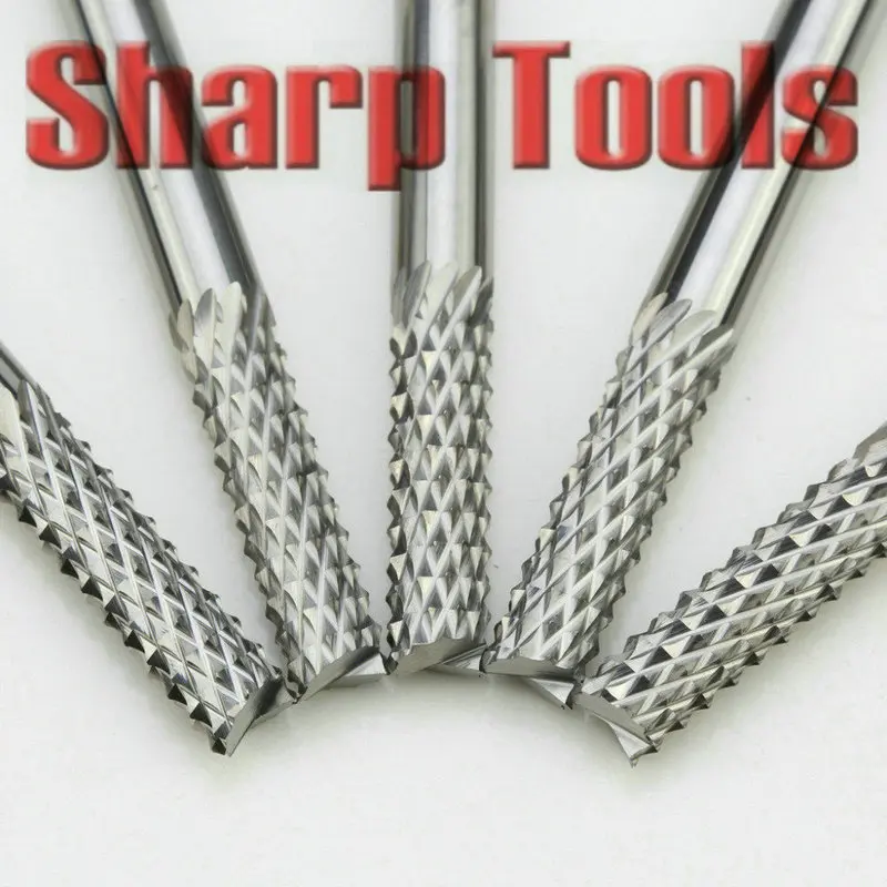 cnc pcb milling cutter corn teeth router bits carbide endmill_1