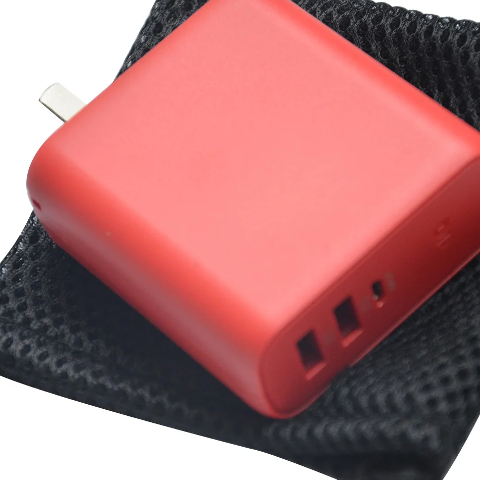  Anker Super Portable Mobile Power Red Charging Treasure With Plug Apple Two In One Charger