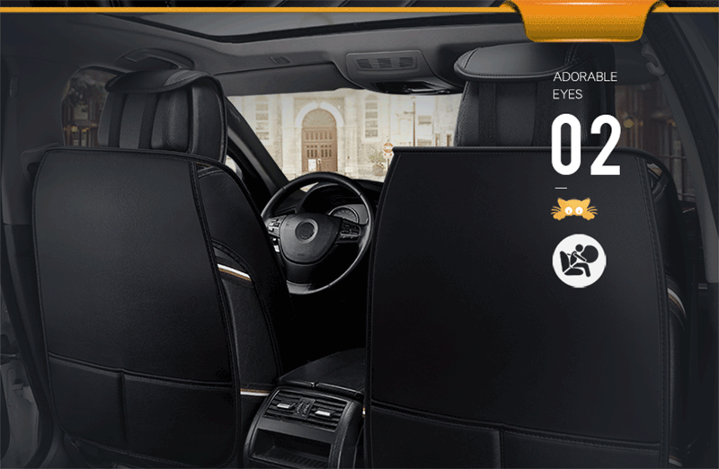 Кожа универсальный автомобильный чехлы на сиденья для автомобиля hyundai solaris ssangyong actyon opel Vectra zafira volvo xc60 Tiguan VW авто Стайлинг