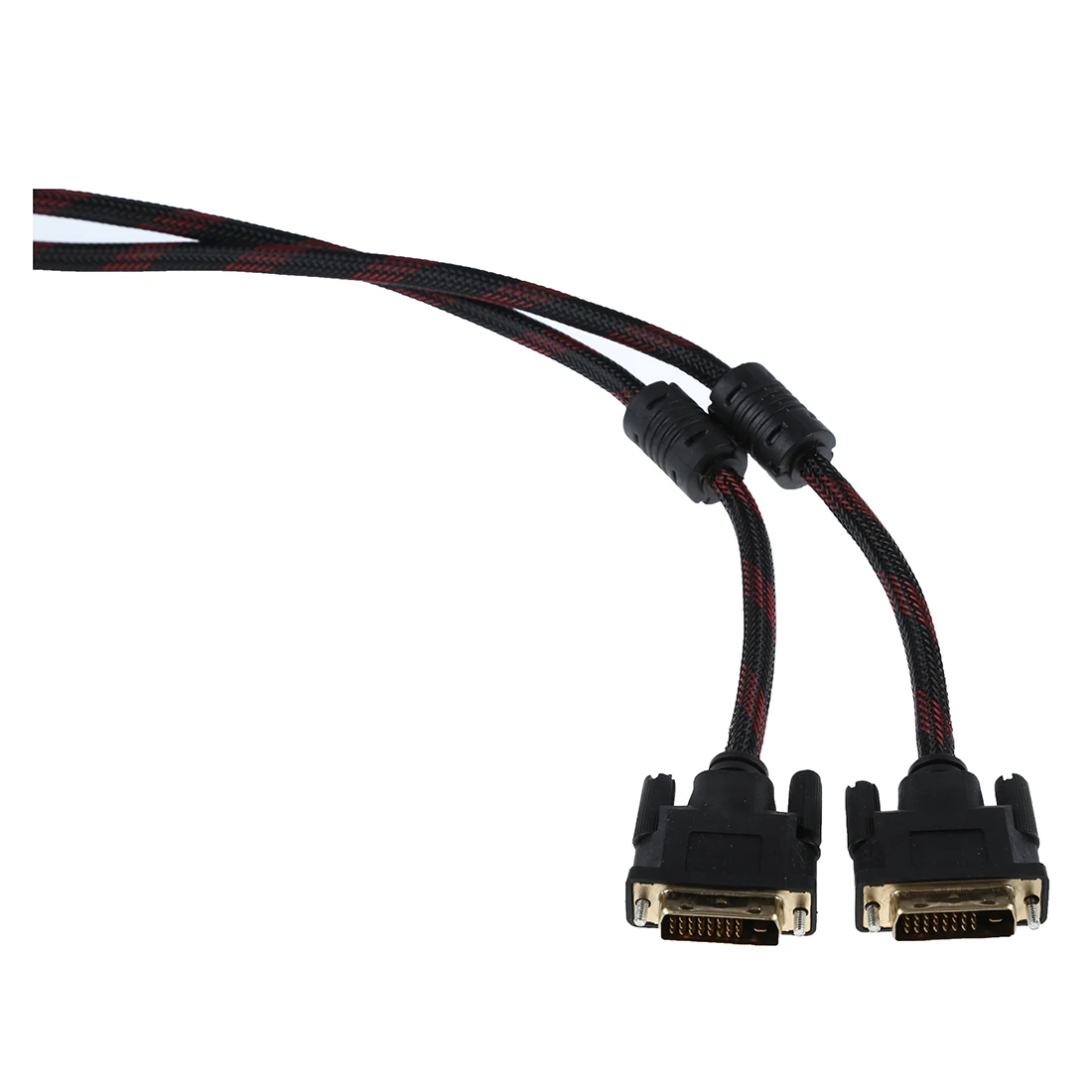 PLA горячий DVI-D кабель 1,5 м 24+ 1 двухканальный кабель мужской-Мужской черный и красный