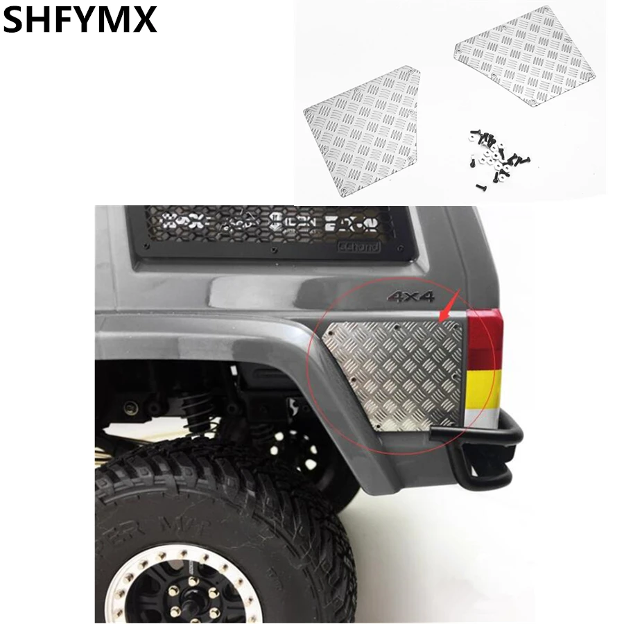 

RC Car Shell Metal Scratchproof Plates Assembly For 1/10 RC Crawler CAR AXIAL SCX10 ii JEEP XJ 90046-47 CHEROKEE Toys Truck