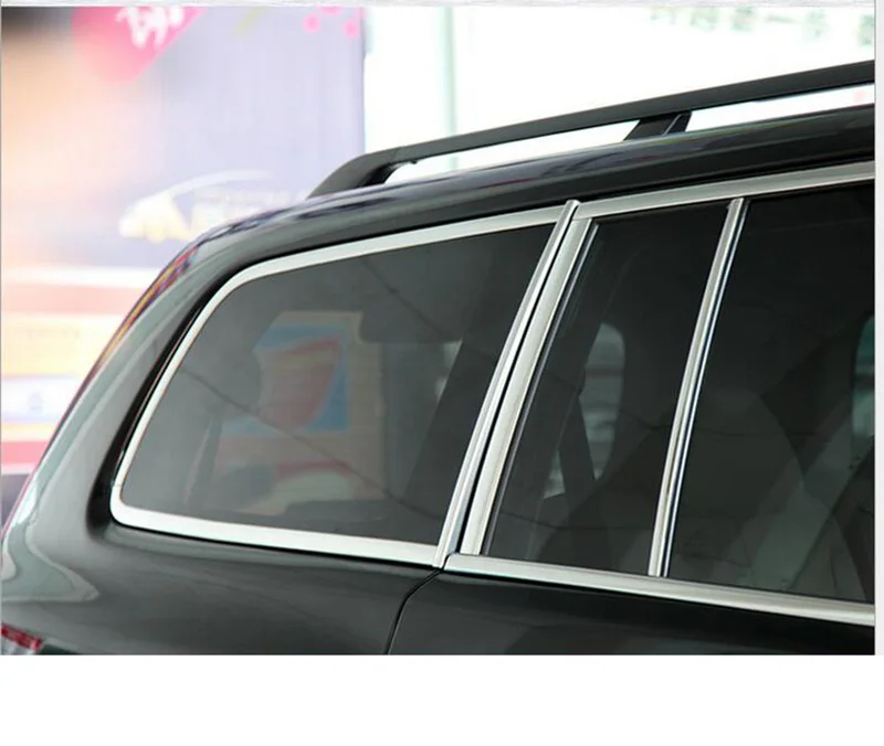 Lsrtw2017 304 нержавеющая сталь окна автомобиля планки для mitsubishi pajero 2006- 2012 2013 mitsubishi Montero