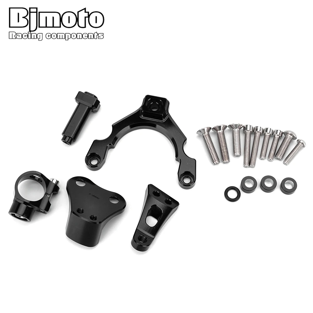 

BJMOTO Motorcycle Steer Support Z 900 Steering Stabilizem Motocross Damper Bracket Mount kit for KAWASAKI Z900 2017-2018