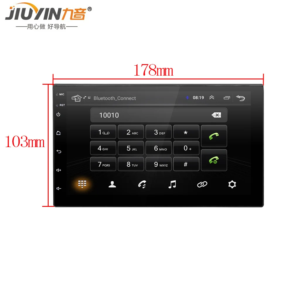 

JIUYIN 2 Din Car radio Multimedia Video Player Universal auto Stereo GPS MAP For Volkswagen Nissan Hyundai Kia toyata CR-V