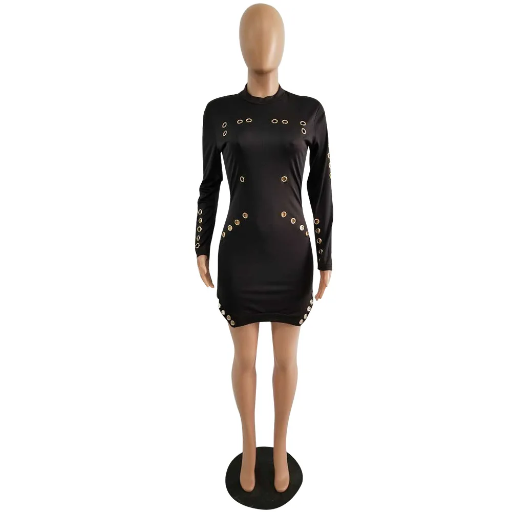Goesdoor Сексуальная ушко выдалбливают Bodycon Ночной клуб платье Женская Повседневная