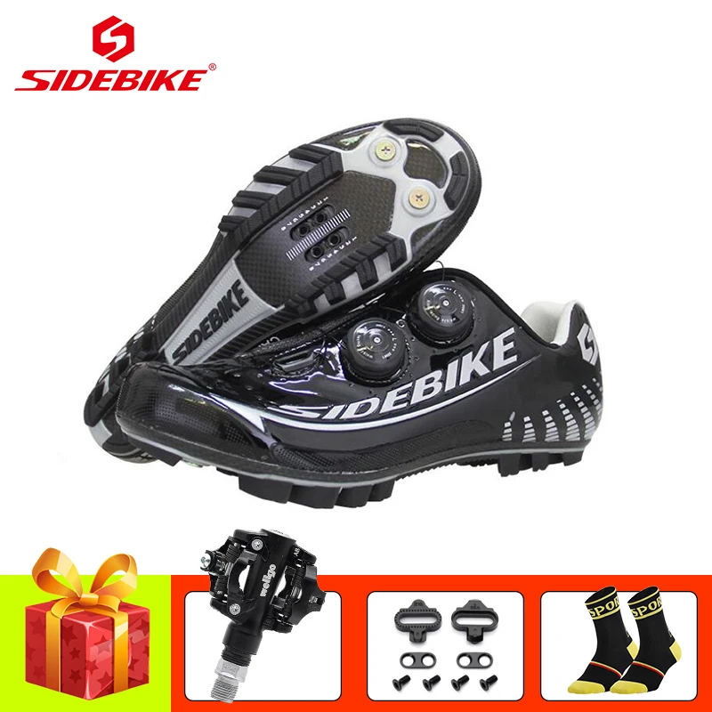 

SIDEBIKE cycling shoes carbon fiber mountain bike shoes sapatilha ciclismo mtb 2019 SPD pedals Ultralight superstar mtb sneakers