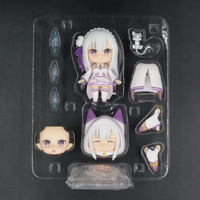 Экшн фигурки Emilia Re Zero Q версии Re:life в другом мире от Toy японские аниме коллекция