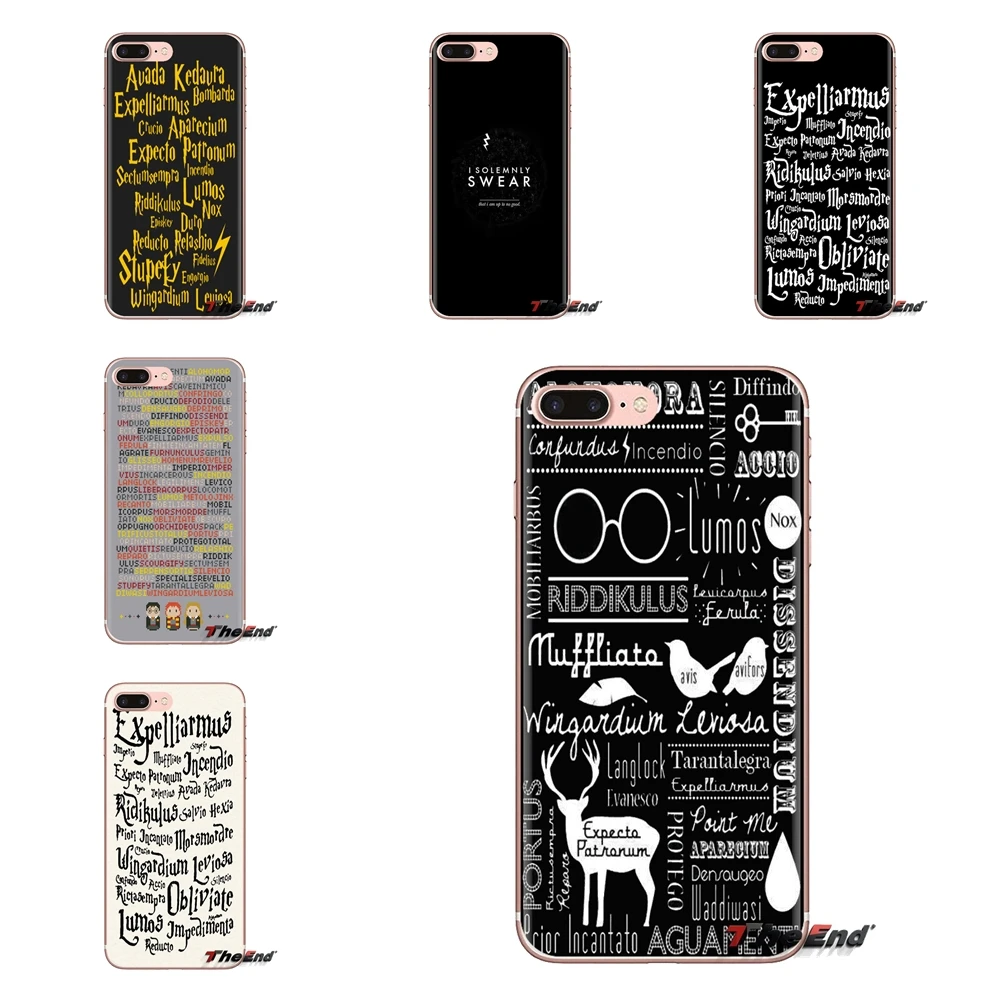 

Harry Potter Magic Spell Quote For Huawei G7 G8 P7 P8 P9 P10 P20 P30 Lite Mini Pro P Smart Plus 2017 2018 2019 Phone Shell Cover
