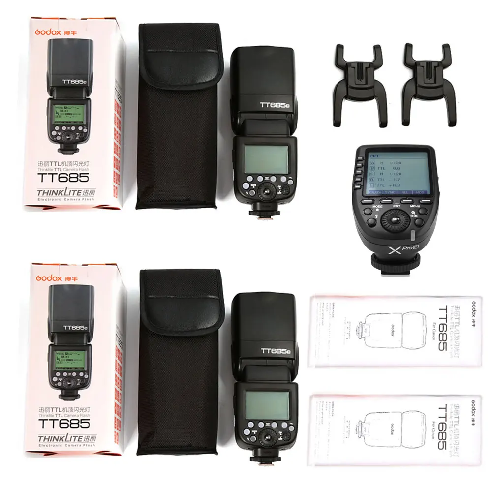 Godox Camera Flash TT685F+Xpro-F Kit For Fuji (6)
