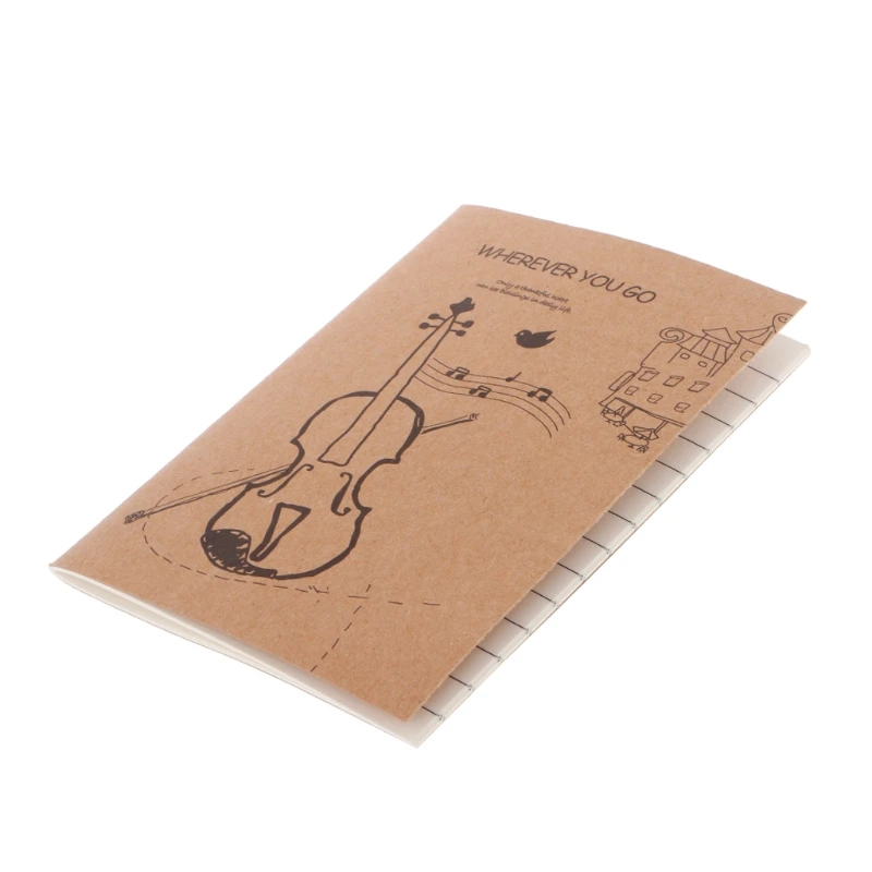 Милые крафт-обложка журнала дневник записная книжка пустую страницу канцелярские граффити планировщик
