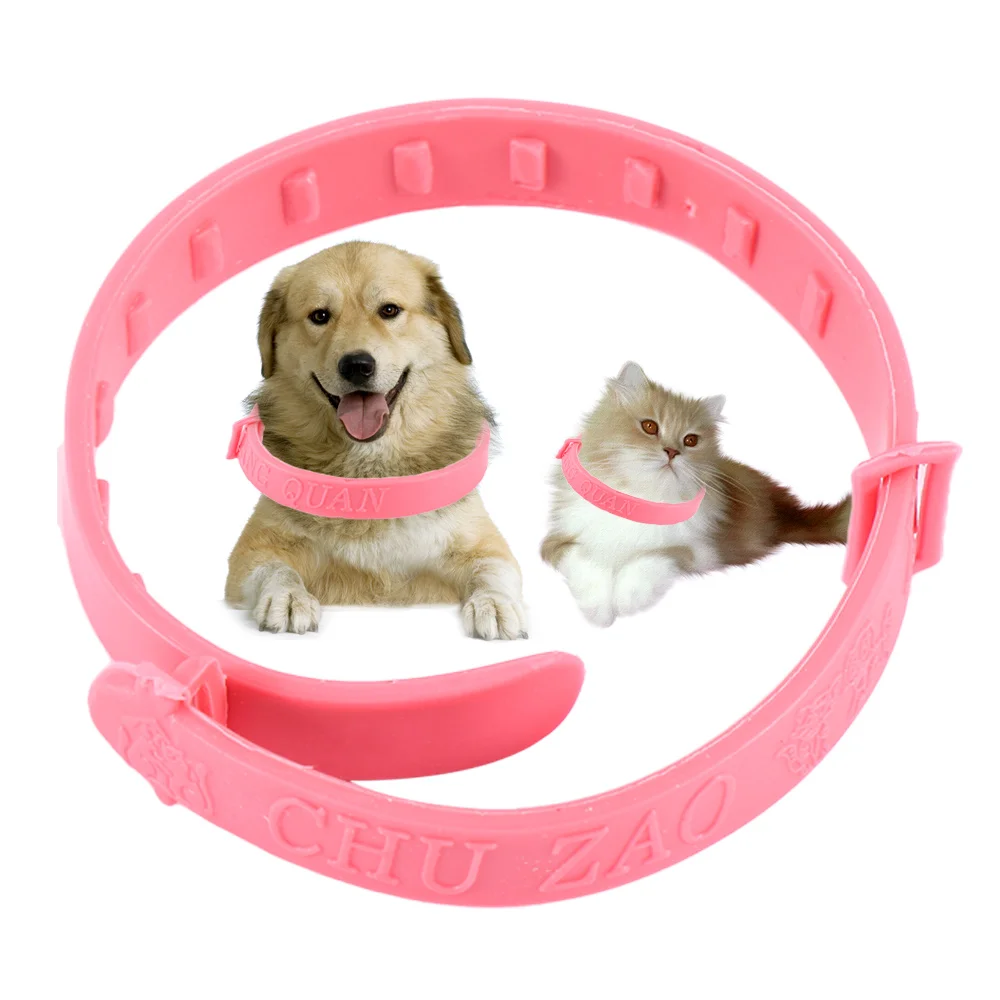 

New Fashion Adjustable Pet Protection Neck Collar Against Flea Tick Mite Louse Acarid Non-Poisonous Pet Cat Collar