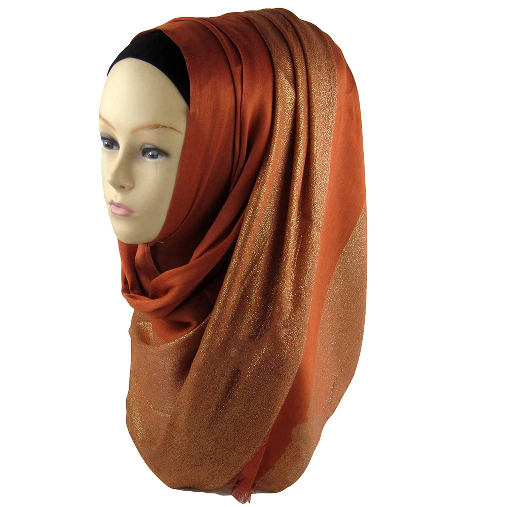 Мусульманский хиджаб шарф трикотаж для мусульманок тюрбан женский модный головной платок Мягкий хиджаб мусульманский шарф шапка головной