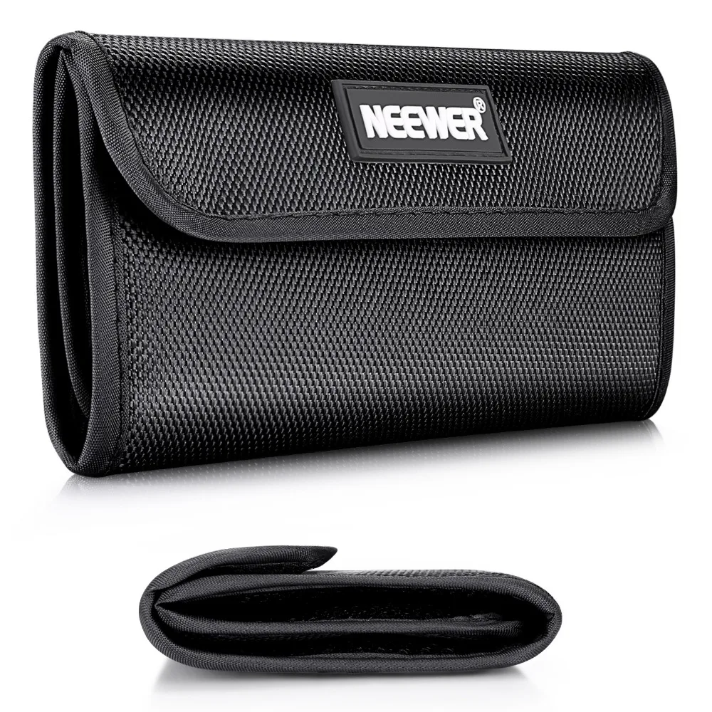 Neewer Lens Filter Accessory Kit 6 Pockets Lens Filter Pouch Lens Bag