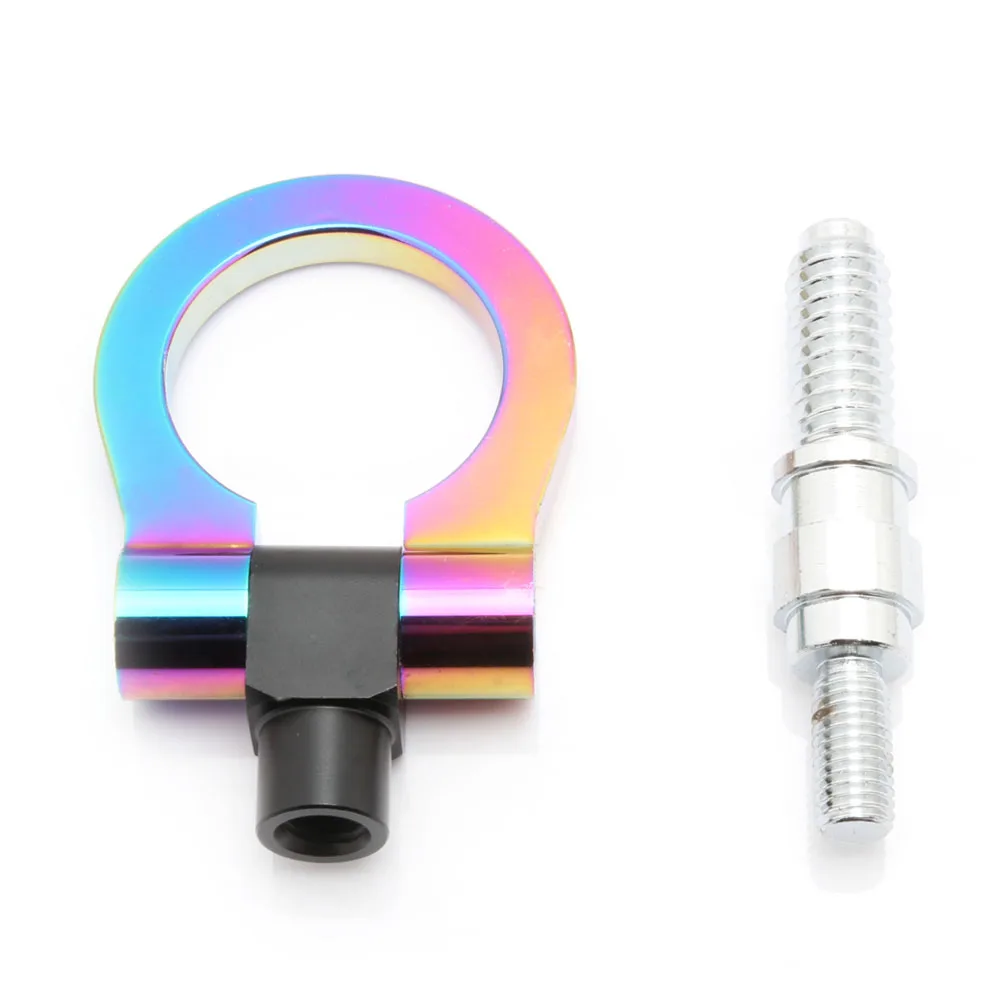 Neo كروم مدور Tow شناكل الأوروبية اليابانية قوس قزح للطي الخلفية المسمار على سباق سحب هوك الألومنيوم Neo كروم مدور Tow شناكل الأوروبية اليابانية قوس قزح للطي الخلفية المسمار على سباق سحب هوك الألومنيوم
