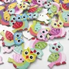 25/50Pcs Hot Wooden Buttons DIY OWL 2 Holes Charms Cardmaking Scrapbooking and Craft Sewing accessories Home Decor WB531 1