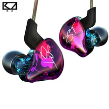 KZ ZST Earphone Balanced Armature With Dynamic Earphone hybrid Driver Noise Cancelling Headset With Mic Earplug