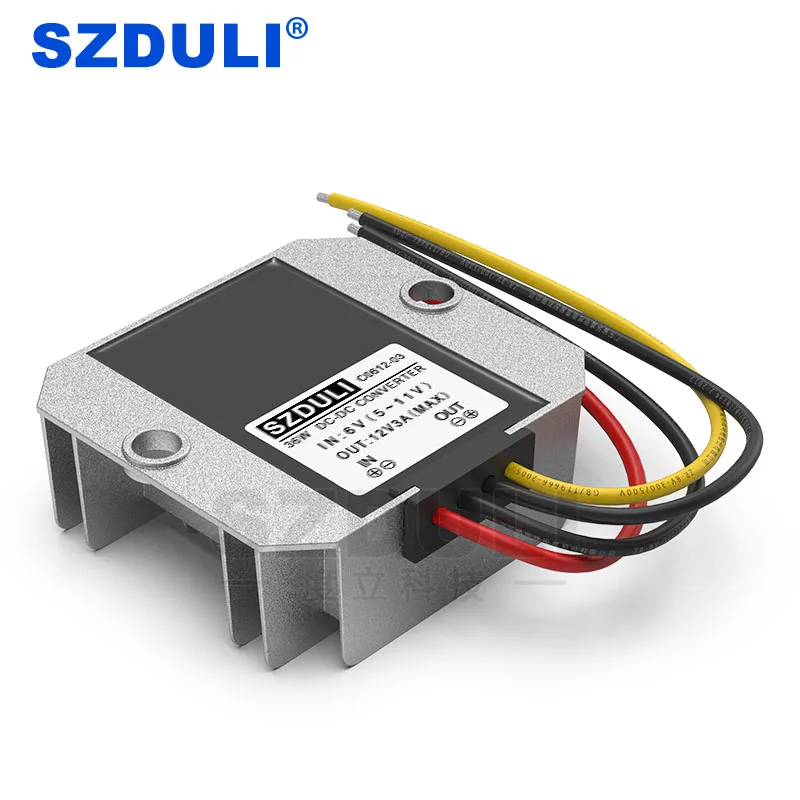 

5V 8V 9V 10V 11V to 12V 3A DC power transformer 6V to 12V 36W vehicle power boost module converter CE RoHS