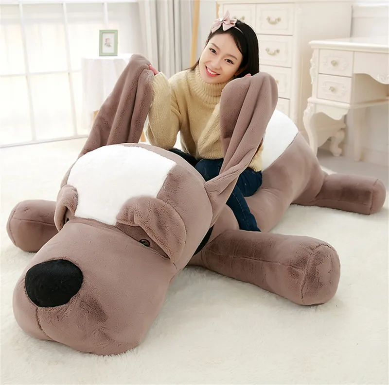 giant stuffed animals lying dog toy1