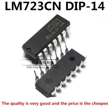 

New Original 10Pcs/lot LM723CN DIP14 LM723 DIP Adjustable Voltage Regulator