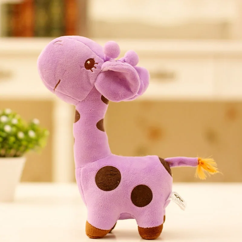 Дропшиппинг 18 см унисекс милый подарок плюшевый Жираф Мягкая Игрушка Животные милая кукла ребенок Рождество День рождения счастливый красочный