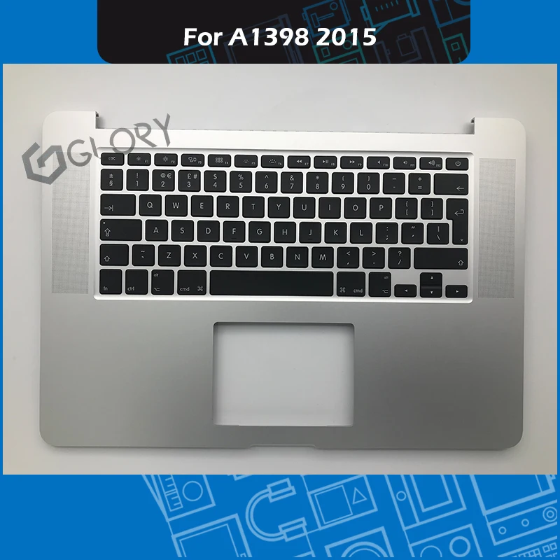 Ноутбук A1398 Topcase с английской клавиатурой для Macbook Pro Retina 15 &quotA1398 Top case Palmrest замена