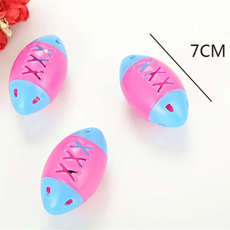 Cat Interactive Toy Ball with Bell Ring Playing Chew Rattle Scratch Toys Plastic Artificial Colorful Cat Teaser Toy Pet Supplies