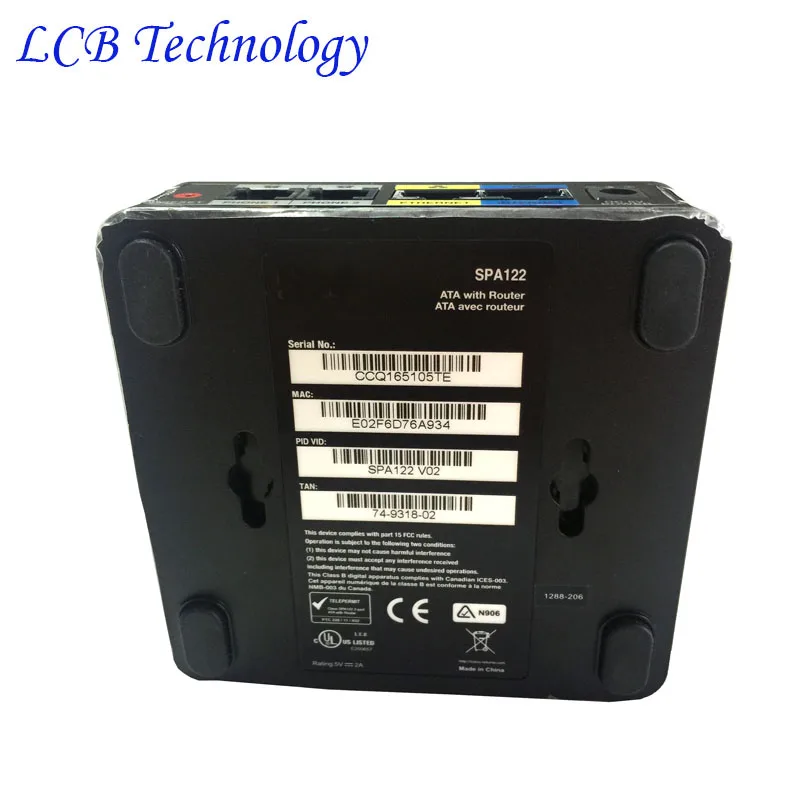 Телефонный адаптер Linksys SPA122 ATA 2 FXS VOIP с роутером заменяемый SPA2102 PAP2T 2FXS Voip Telefone FAX