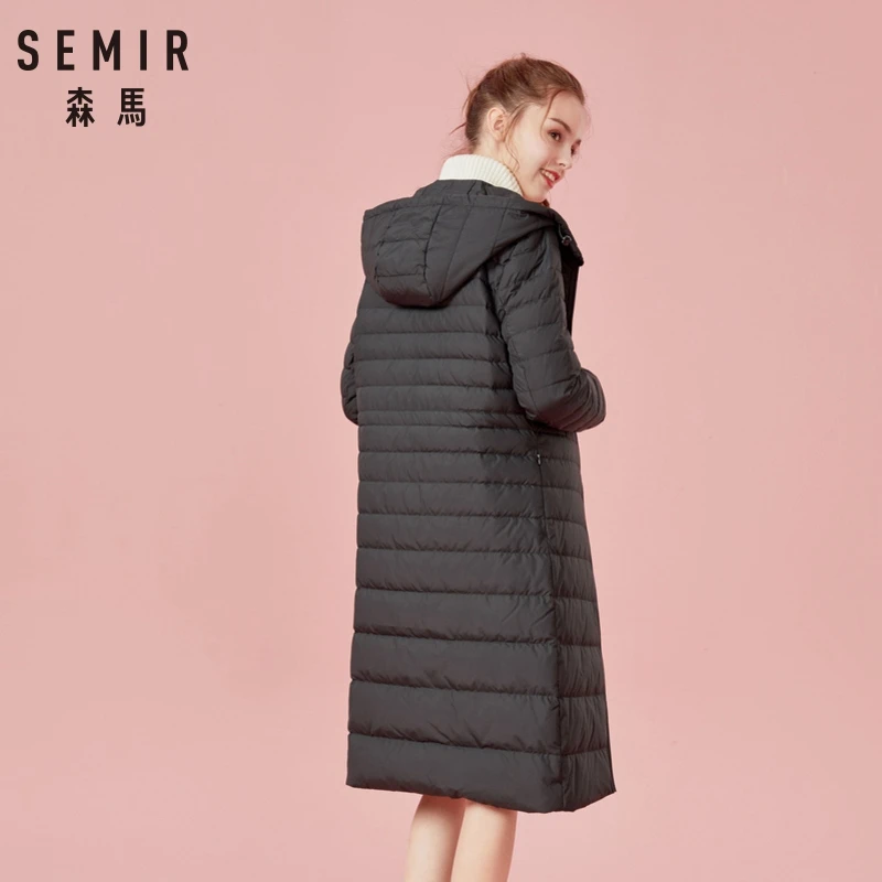 Koop Semir Kap Parka Vrouwelijke Bovenkleding Casaco Feminino Vrouwen Winter Jas 2018 Fashion Thicken Katoen Gewatteerde Lange Jas Vrouwen