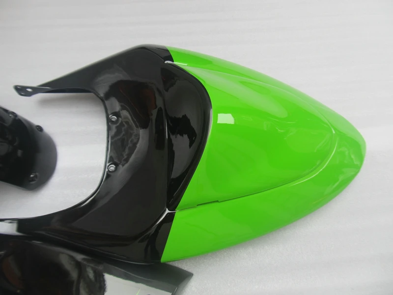 Высокое качество ABS пластик обтекатель комплект для Kawasaki ninja ZX6R 05 06 зелено черный