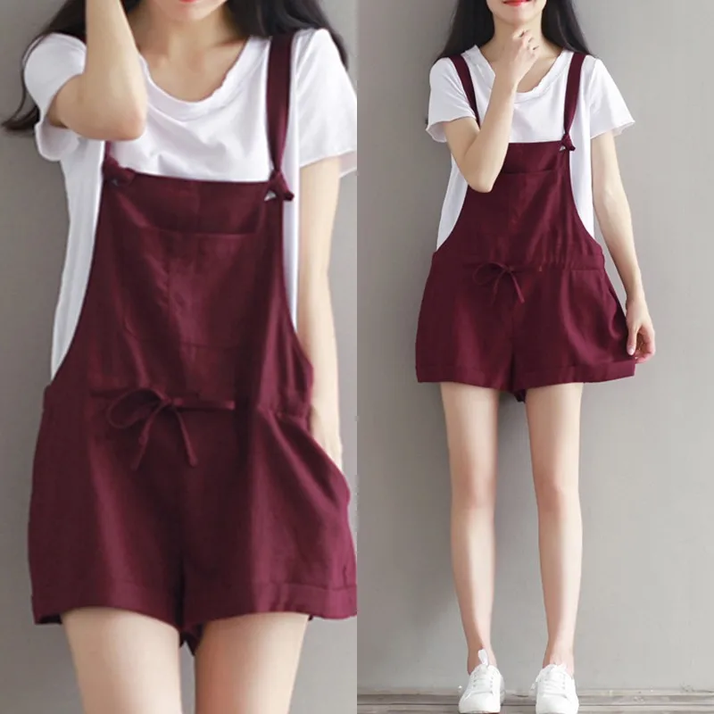 Linen Cross Strap Sexy Jumpsuits Linen Cross Strap Sexy Jumpsuits