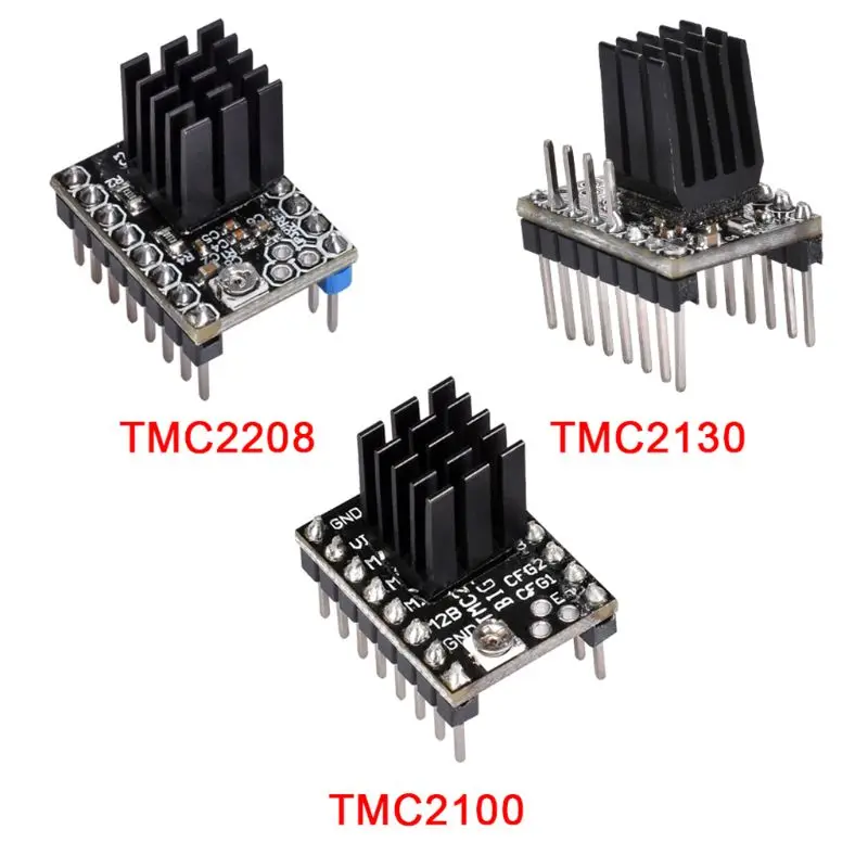 TMC2100 V1.3 TMC2130 TMC2208 шаговый двигатель StepStick бесшумный драйвер Отличная защита стабильности для 3D-принтера запчасти