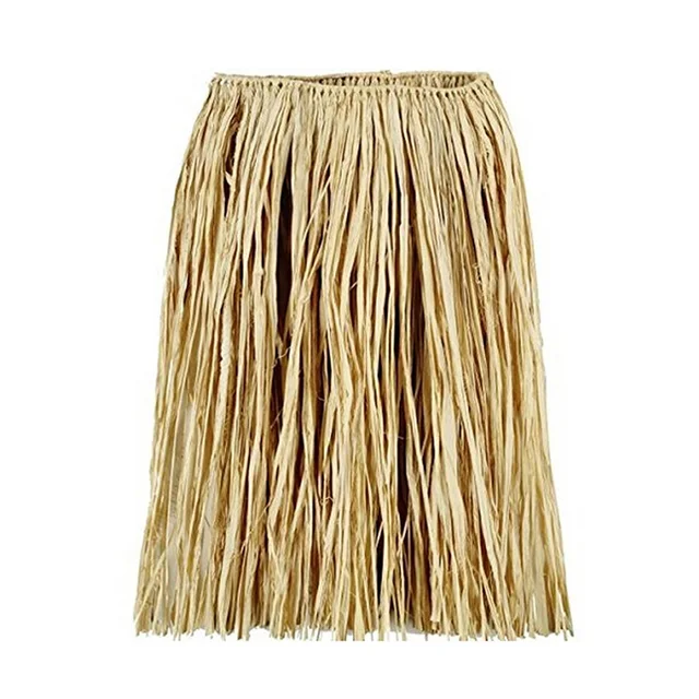 1pc natural color lafite grass kids grass skirts hula hawaiian 12 days of christmas