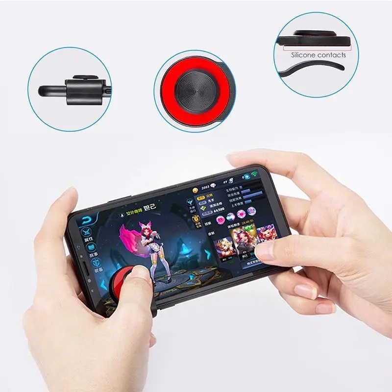 

BEESCLOVER Game Rocker controller Mobile Game Stick Tablet Joystick Joypad for android iPhone Touch Screen Mobile Phone r29 r20