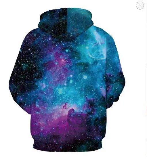 Space Galaxy Hoodies Men/Women Sweatshirt Hooded 3d Brand Clothing Cap Hoody Print Paisley Nebula Jacket