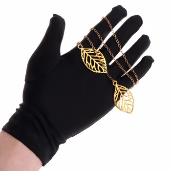 

1 Pair Black Inspection With Soft Blend Cotton Lisle Jewelry Gloves For Work Protection 2S41407