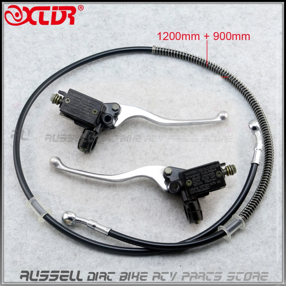 

Handle Brake Clutch LEVER Master Cylinder Hydraulic with hose For Majesty Cruiser Scooter T2 T3 T5 T8 Motorcycle Pair M10