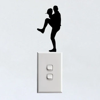 

Baseball Player Fashion Wall Sticker Vinyl Switch Decal Accessories 6SS0469