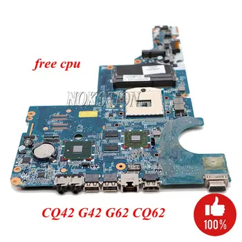 

NOKOTION Laptop motherboard For HP G62 CQ62 CQ42 G42 DAOAX1MB6F0 595183-001 615578-001 Mainboard Free cpu full tested