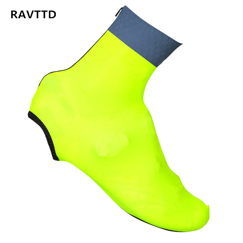 

Fluo Yellow Bike Cycling Shoe Cover Ciclismo Copriscarpe Zapatos Bicycle Overshoes For Men bicycle accessories