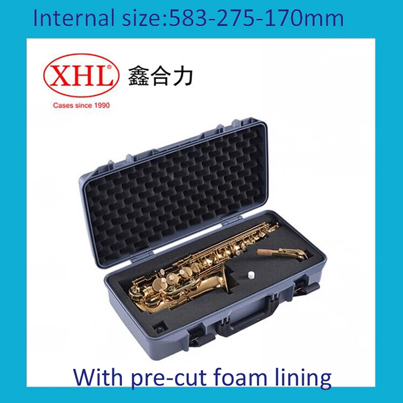 Tool case toolbox Impact resistant sealed waterproof protective case 330*234*152mm security tool equipment  with pre-cut foam
