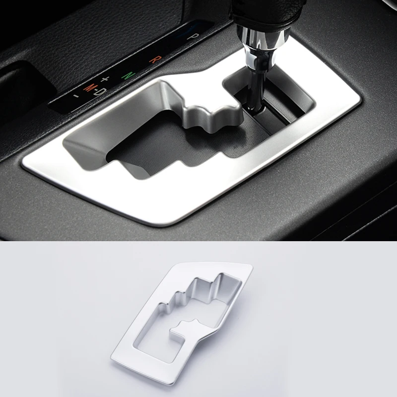 

ABS Chrome For Toyota RAV 4 RAV4 2016 2017 Left hand drive Transmission Shift Gear Panel Cover Trim Covers Car Accessories