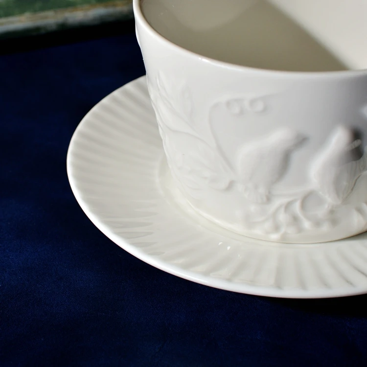 350 мл кофейная кружка мокко 3D Relif керамическая кофейная кружка с цветами большая кружка капучино большая кофейная кружка блюдце набор